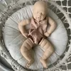 22inch Yeniden doğmuş bebek kiti Alexis uyuyan kız bebek boyasız diy bebek parçaları 240123