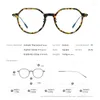 Оправы для солнцезащитных очков FONEX, ацетатные титановые очки, оправа для мужчин, винтажные многоугольные очки по рецепту, женские оптические очки для близорукости, очки