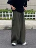 Y2K Streetwear Spodnie Kobiety Ogółe rozmiar luźne harajuku duże kieszenie żeńskie spodnie moda prosta szeroka noga dama hip -hop spodni 240125