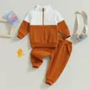 Kläder set mababy 6m-5y småbarn spädbarn barn baby flicka pojke kläder lång ärm toppar byxor barn outfit hösten vår casual tracksuit