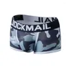 Underpants Jockmail Brand Brand Sexy Mens Mons Shorts Shorts Playful Stamping Trunks Mutandine Cuecas Gay