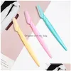 Other Event & Party Supplies Other Event Party Supplies 1500Pcs Eyebrow Razor Shaper Trimmer Shaver Women Facial With Precision Er Lx2 Dhkjl