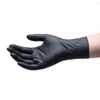 Disposable Gloves 50PC Nitrile Powder-Free Non- 3.5 Mil Black