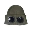 Beanie/Skull Caps Cp Caps Heren Designer Geribbelde Gebreide Lenshoeden Dames Extra Fijne Merinowol Goggle Muts Officiële Website Versie Dro Dhh76