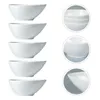 Plates 5 Pcs Water Drop Seasoning Dish Appetizer Serving Pot Delicate Soy Sauce Bowl Pickle Storage White Small Exquisite