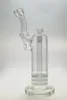 Vintage-Ratschen-Bubbler-Glasbong-Wasserpfeife mit Perkolatoren, 18,8-mm-Gelenkkopf, Original-Glasfabrik hergestellt, mit Kundenlogo von DHL UPS CNE