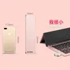 New Mobile Phone Tablet Computer Three System Universal Wireless Bluetooth Keyboard Multimedia Folding Wireless Keyboard Gift