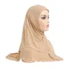 Ethnische Kleidung, modisch, schlicht, islamisches Untertuch, Spitze, Spleißen, Khimar, muslimische Frauen, Hijab, Innenrohr, Al Amira, Instant-Schal, Kopfwickel