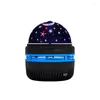 Nattljus Sanjicook LED Colorful Starry Sky Projection Lamp Rotating Magic Ball Moon Star Crystal Light Bedroom Decoration Lighting