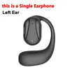 Single Left Ear Bluetooth Earphone 5.2 Air Conduction Headphone Ear-hook Sports Noise Canceling Headset Touch Business Earbuds