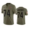 Arizona''Cardinals''Men #1 Kyler Murra 3 Budda Bake 9 Jesaja Simmons 40 Pat Tillman 99 J.J.Watt Dames Jeugd Olive Custom Salute To Service Limited Jersey