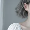 dangle earrings feminine personality汎用性のあるヒップスターシルバーシャイニースター小さなかわいいファッションアクセサリーギフト