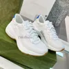 Luxury Women Rhyton Sneakers Designer Buty Mężczyzn Multogolorowy Beżowy Trener Masowy druk skórzana platforma Sneaker Vintage Chaussures Buty swobodne trenerzy 1.25 15 15