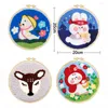 Arts And Crafts PoCustom DIY Punch Needle Kit Animals Pattern Embroidery Poking Cross Stitch Knitting For Beginner Home Decor Gift