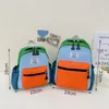 Children School Bags for Girls Boys Korean Baby Kindergarten Backpack Canvas Colourful Travel Kids Bag for Students 240129