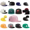 Projektant Snapbacks kapelusze dopasowane kapelusz baseballowy czapkę wszystkie logo drużyny regulowane haftowe czapki koszykówki sporty sportowe fisherman czapki siatkowe czapki