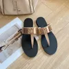 Marka mo schino metal logo flip floplar kız gündelik ayakkabı sliders seyahat adam yaz erkek tasarımcı terlik tanga sandal plaj lüks seksi slayt hediye havuzu düz katır