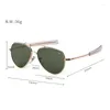 Sunglasses American Optical Men Brand Designer High Quality Gold Frame Sunnies AO Pilot Sun Glasses Male Shades