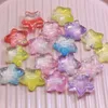 Flores decorativas 50/20pcsstar glitter lantejoulas preenchidas com parte traseira lisa estrelas cabochão de resina scrapbooking decoração artesanato faça você mesmo arcos de cabelo centro