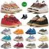 Chaussures décontractées Lav Cuir Curb Baskets Chaussures De Créateur Femmes Extraordinaire Sneaker Occasionnel En Cuir De Veau En Caoutchouc Nappa Plateforme Semelle Lan Hommes Baskets