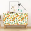 Wallpapers Peel And Stick Fruit Pattern Wallpaper Lemon Oranges Tree Floral Kitchen Cabinet Decor Self-Adhesive