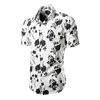 Men's T Shirts 2024 Summer Multi Colored Jacquard Short Viscose Shirt For Tall Men Bulk Of Big And