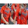 Il college di baseball indossa la maglia da baseball Ncaa Virginia UVA Tyler Campbell Cole Harness Hunter Meador Clay Taylor Jojo Kelliher DJ Dickson B High