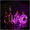 LED Strings 20leds Light Cork Glass Wine Copper String Christmas Party Party Holday Holday Light