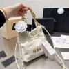 bolsa de grife bolsas Chaneles Bolsas casuais Mini compras Bolsa de compras Mini Saco de lixo Lingge 22 Bag Crossbody Bolsa feminina
