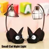 Night Lights Small Cat Light Cartoon Ornaments Collection Children Kid Bedside Reading Table Lighting Lamp Deocr Gift