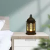 Tafellampen 2/3 LED-windlichten Ramadan Lantaarnlamp Hangend voor evenementendecor Zwart