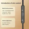 Magnetic Suction Wired Gaming Headset HiFi Bass Stereo L Jack 3.5mm Type-C Earphone Music For Phone Computer Mic