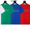 말 Amari 인쇄 Amirl Fashion Amirlies am Amis 브랜드 Imiri Amiiri Tees 남자 tshirt 여자 고급 레터 디자이너 더블 패션 의류 라운드 턱 QL5f