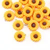 Charms 10pcs/lot Sunflowers Daisy Flatback Flower For DIY Necklace Bracelet Earrings Jewelry Making Craft Pendants Accessories