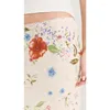 Юбки 2024, летняя женская одежда высшего качества высшего качества, модная юбка до середины икры с цветочным принтом и волнистым принтом для отдыха
