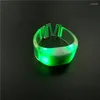 Braccialetti in TPU con decorazione per feste 12 tasti 200-400 metri Braccialetti luminosi con telecomando per eventi 50 pezzi / lotto