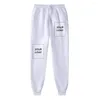 Men's Pants Custom DIY Sweatpants Your Own Design Logo Women Customized Pattern Trunks Unisex Casual Clothing