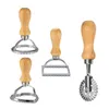 Baking Moulds Edge And Dumpling With Wooden Fluted Handle Of Roller Wheel 4with MoldSet Set Large Vacuum Seal Bags