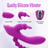 3 In 1 Dildo Rabbit Vibrators For Woman Clitoris Massage Anal Beads Sex Toys Adults GSpot Stimulation Female Masturbator 240202