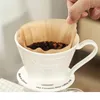 100 Pcs Bag Wooden Original Hand Drip Paper Coffee Filter Espresso Coffee Filter Packs Tea Bag Strainer Green Tea Infuser 310I