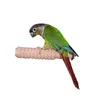 Autres fournitures d'oiseaux Stand Stick Bois Perroquet Bar Cage Dentition Nid Griffe Affûtage