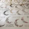 Cadeauverpakking Vintage bloemen maanlicht Washi PET-tape voor planner-kaarten maken DIY scrapbooking plan decoratieve sticker