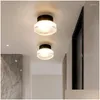 Wall Lamp Modern Led Glass Sconce Light For Living Room Aisel Corridor Bedroom Bathroom Home Decoration Indoor Lighting Drop Delivery Dhzji