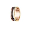Pierścienie klastra Sprzedawanie wysokiej jakości klasycznego klasycznego S925 srebrnego pierścienia sprzętu obrotowego dla kobiet urok para mody imprezowy prezent biżuterii