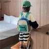 Children School Bags for Girls Boys Korean Baby Kindergarten Backpack Canvas Colourful Travel Kids Bag for Students 240129