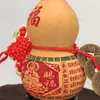 Decorative Figurines Natual Gourd With Pattern Cosplay Hulu Hulou Calabash Home Table Decor Chinese Pumpkin Decoration Ornament Gifts