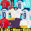 24 25 Maillots de football d'Angleterre SAKA RASHFORD KANE FODEN STERLING 22 23 24 GREALISH MOUNT BELLINGHAM TRIPPTIER GALLAGHER STONES WALKER Hommes Kit Set Football 778