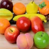 Konstgjord fruktskum Fake Fruit Bpple Leamon Peach Orange Diy Plastic Artificial Fruit For Home Decor Accessories POGRAPHY PRO283L