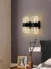 Lampada da parete moderna LED Sconce Acrilico Semplice Oro Soggiorno Camera da letto Comodino Luce Decor Apparecchio per la casa Luminaria