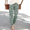 Women's Pants Printing Boho Women Long Easy Pockets High Beach Trousers Female Clothes For Womens Ladies